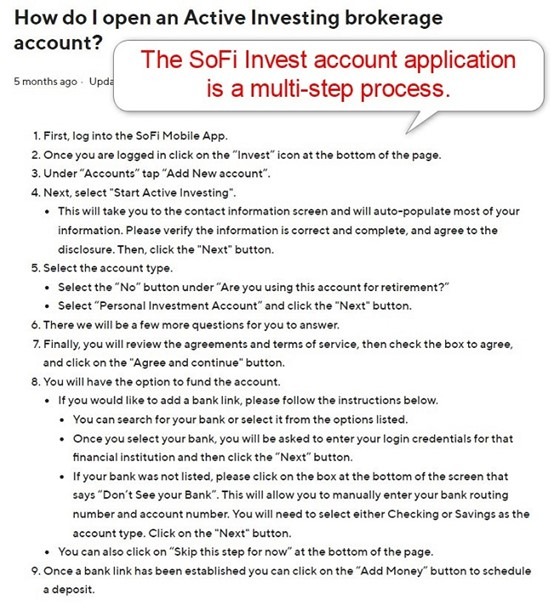 SoFi Invest Account Opening SoFi Invest Account Opening